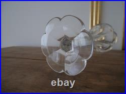 Vase ancien en cristal ancien Baccarat modèles Malmaison 25.5 cm