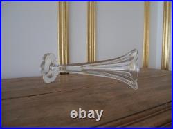 Vase ancien en cristal ancien Baccarat modèles Malmaison 25.5 cm