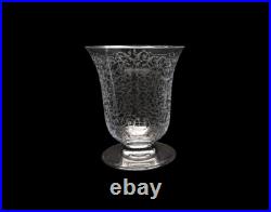 Vase en cristal de Baccarat modèle Michelangelo Michel-Ange signé Art Déco Vase en cristal de Baccarat modèle Michelangelo Michel-Ange signé Art Déco