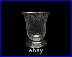 Vase en cristal de Baccarat modèle Michelangelo Michel-Ange signé Art Déco Vase en cristal de Baccarat modèle Michelangelo Michel-Ange signé Art Déco