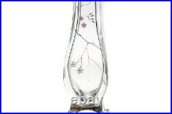 Vase japonisant émaillé par Baccarat pour l'escalier de cristal