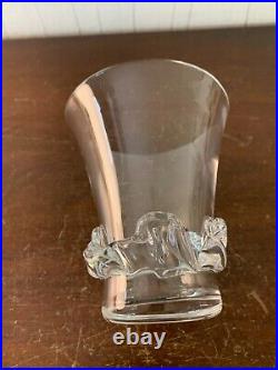 Vase modèle Sorcy en cristal Daum