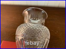 Vase taillé en cristal de Baccarat h 18 cm
