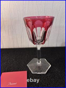 Verre Roemer PM modèle Harcourt rouge cristal de Baccarat H 15.5 cm