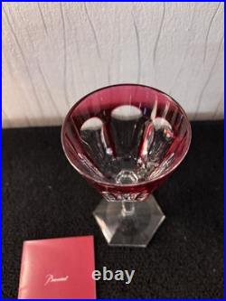 Verre Roemer PM modèle Harcourt rouge cristal de Baccarat H 15.5 cm