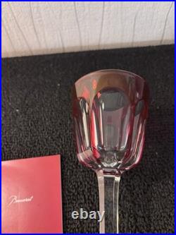 Verre Roemer PM modèle Harcourt rouge cristal de Baccarat H 15.5 cm