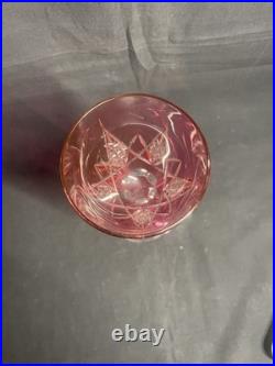 Verre à vin Roemer en cristal de Baccarat modèle Epron rouge
