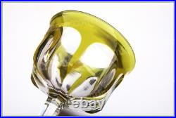 Verre à vin du Rhin cristal de Baccarat modèle Malmaison Roemer glass