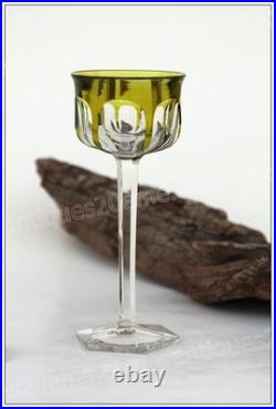 Verre à vin du Rhin cristal de Baccarat modèle Malmaison Roemer glass