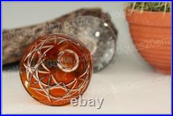 Verre à vin du Rhin cristal de Baccarat modèle S1134 orange Roemer glass