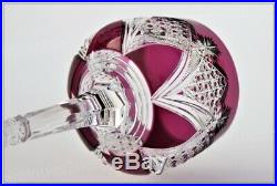 Verre à vin du Rhin en cristal de Baccarat Elbeuf rose, crystal Roemer glass