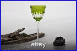 Verre à vin du Rhin en cristal de Baccarat modèle Lavandou mousse Roemer glass Verre à vin du Rhin en cristal de Baccarat modèle Lavandou mousse Roemer glass