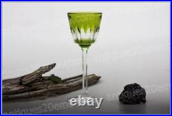 Verre à vin du Rhin en cristal de Baccarat modèle Lavandou mousse Roemer glass