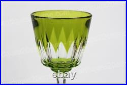 Verre à vin du Rhin en cristal de Baccarat modèle Lavandou mousse Roemer glass
