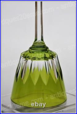 Verre à vin du Rhin en cristal de Baccarat modèle Lavandou mousse Roemer glass