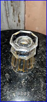 Verre gobelet ancien en Cristal Baccarat Charles X rare dorure H 12 cm XIX ème