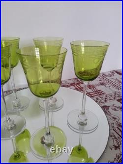 Verres De Couleurs En Cristal De Baccarat