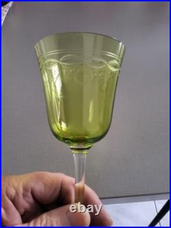 Verres De Couleurs En Cristal De Baccarat