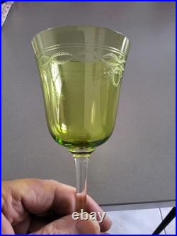Verres De Couleurs En Cristal De Baccarat