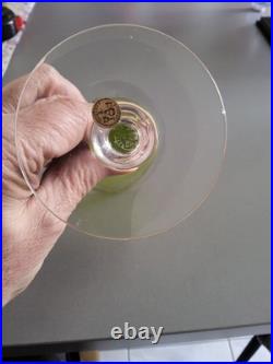Verres De Couleurs En Cristal De Baccarat