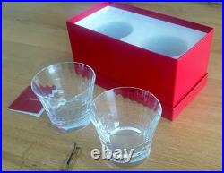 Verres Gobelet Mille Nuits Baccarat Set of 2 Crystal Tumblers