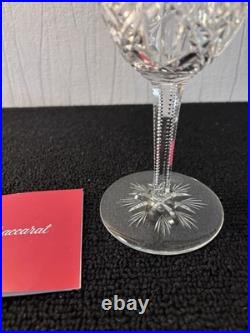 Verres à eau taillé et palmette en cristal de Baccarat