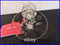 Verres à eau taillé et palmette en cristal de Baccarat