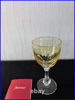 Verres à vin modèle Monaco'bicolore' en cristal de Baccarat