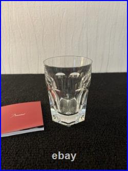 Verres à whisky modèle Harcourt cristal Baccarat h 9.5 cm
