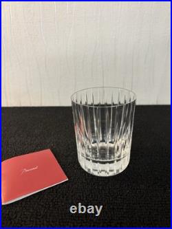 Verres à whisky modèle Harmonie cristal Baccarat H 9.5 cm