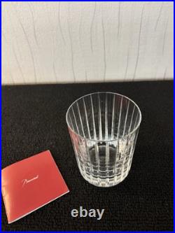 Verres à whisky modèle Harmonie cristal Baccarat H 9.5 cm