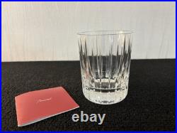 Verres à whisky modèle Harmonie cristal Baccarat H 9.5 cm