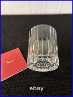 Verres à whisky modèle Harmonie cristal Baccarat H 9.5 cm
