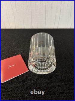Verres à whisky modèle Harmonie cristal Baccarat H 9.5 cm