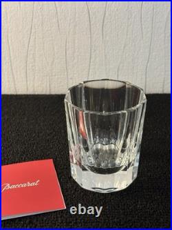 Verres à whisky modèle Monaco en cristal de Baccarat h 9 cm