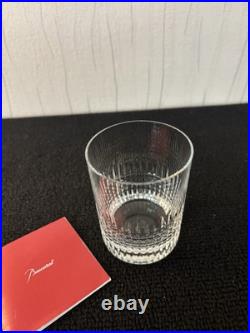 Verres à whisky modèle Nancy cristal Baccarat h 10.5 cm
