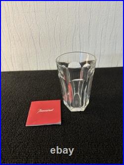 Verres modèle Harcourt en cristal de Baccarat h 12 cm