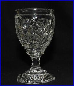 X10 Verres BACCARAT modèle AUMALE, h. 10 cm fin XIXème (TBE) tous signés CRISTAL