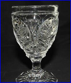 X10 Verres BACCARAT modèle AUMALE, h. 10 cm fin XIXème (TBE) tous signés CRISTAL