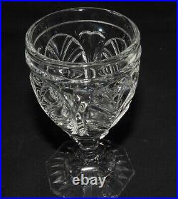 X10 Verres BACCARAT modèle AUMALE, h. 10 cm fin XIXème (TBE) tous signés CRISTAL