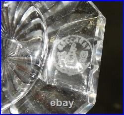 X10 Verres BACCARAT modèle AUMALE, h. 10 cm fin XIXème (TBE) tous signés CRISTAL